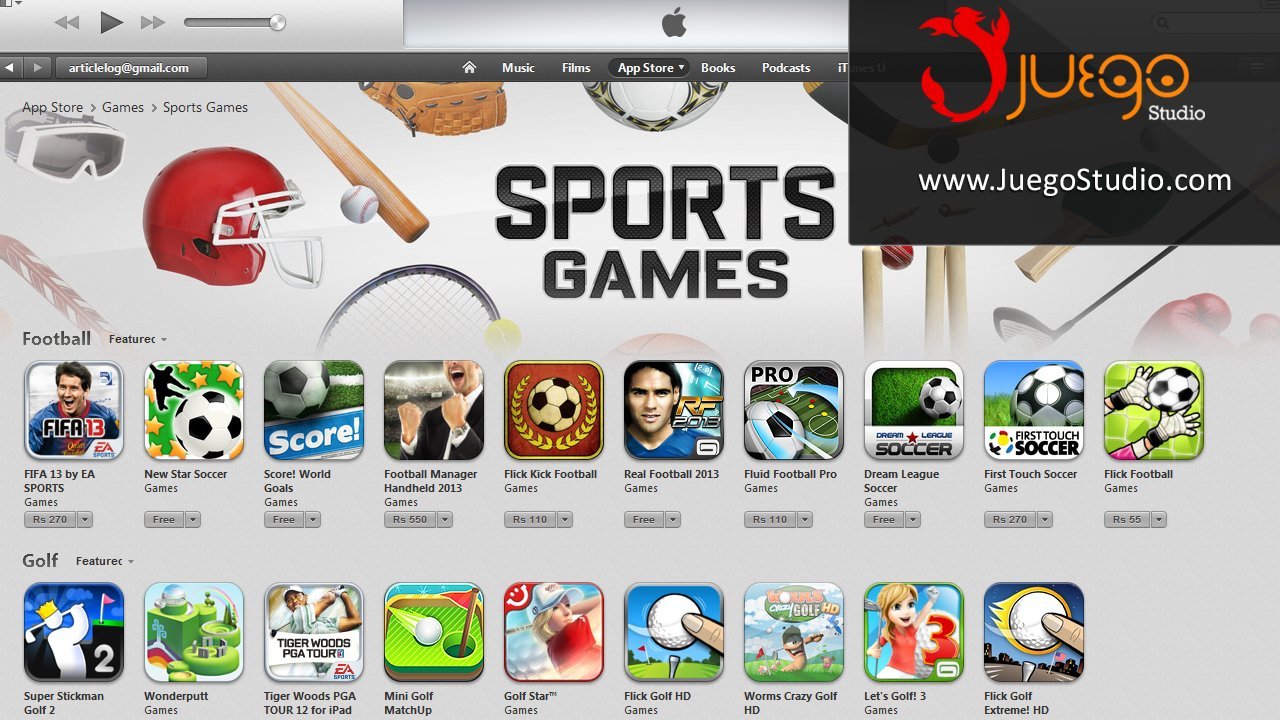 Sports Games - Juego Studio