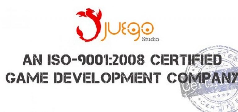 Juego Studio Now an ISO 9001:2008 Certified Game Development Company