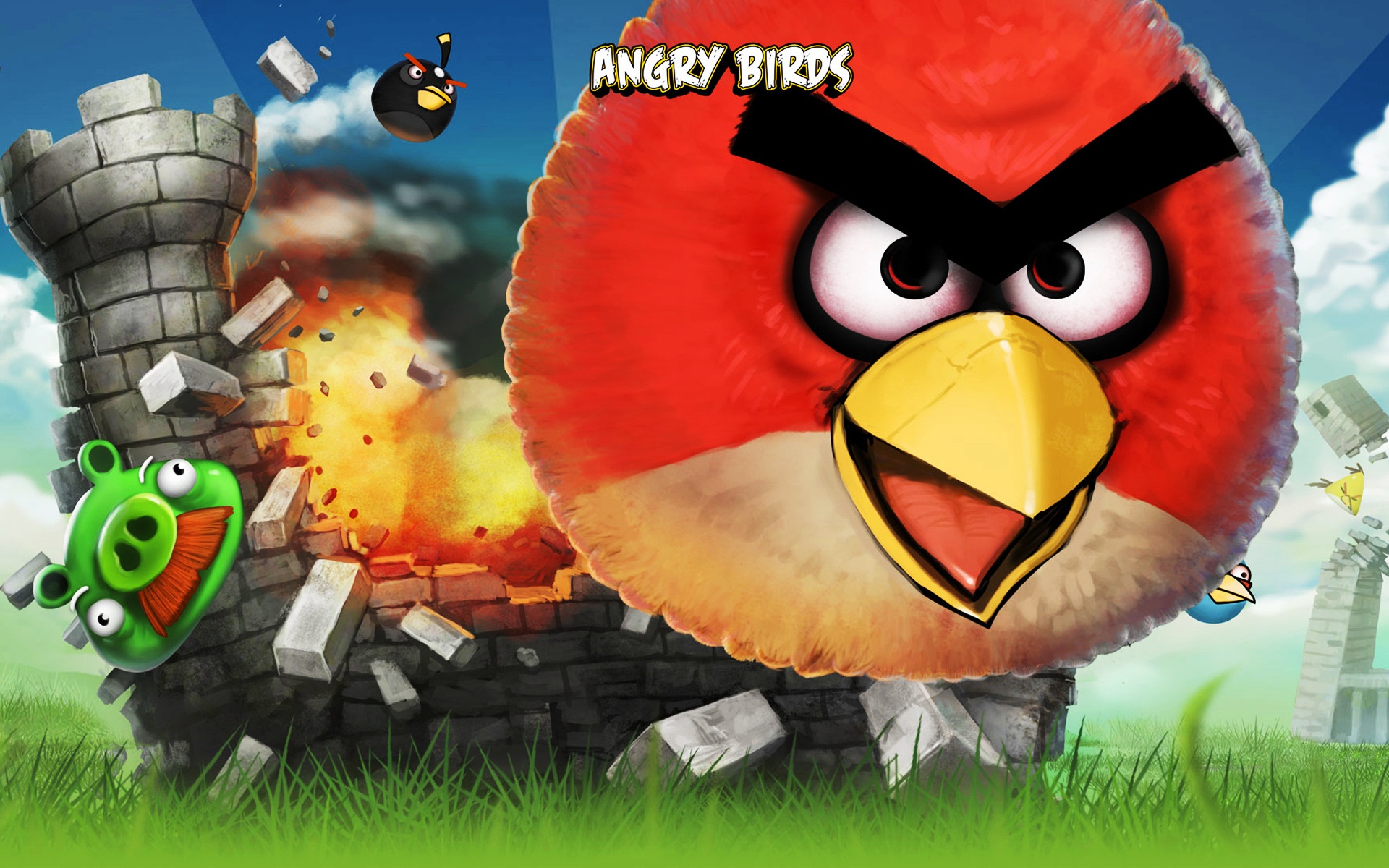 Angry birds picture for iPhone gaming