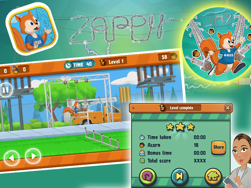 Zappy IEE games done by Juego Studio