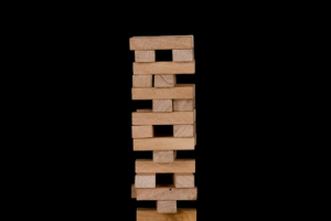 Wooden Pieces Stacked Together