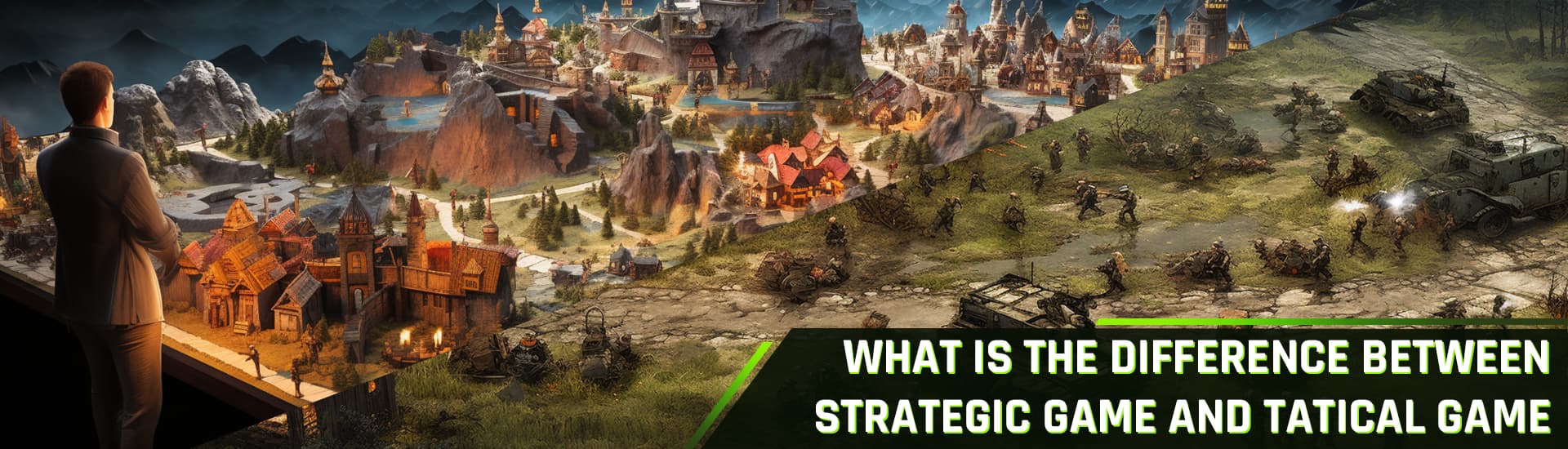 strategy games vs tactics games