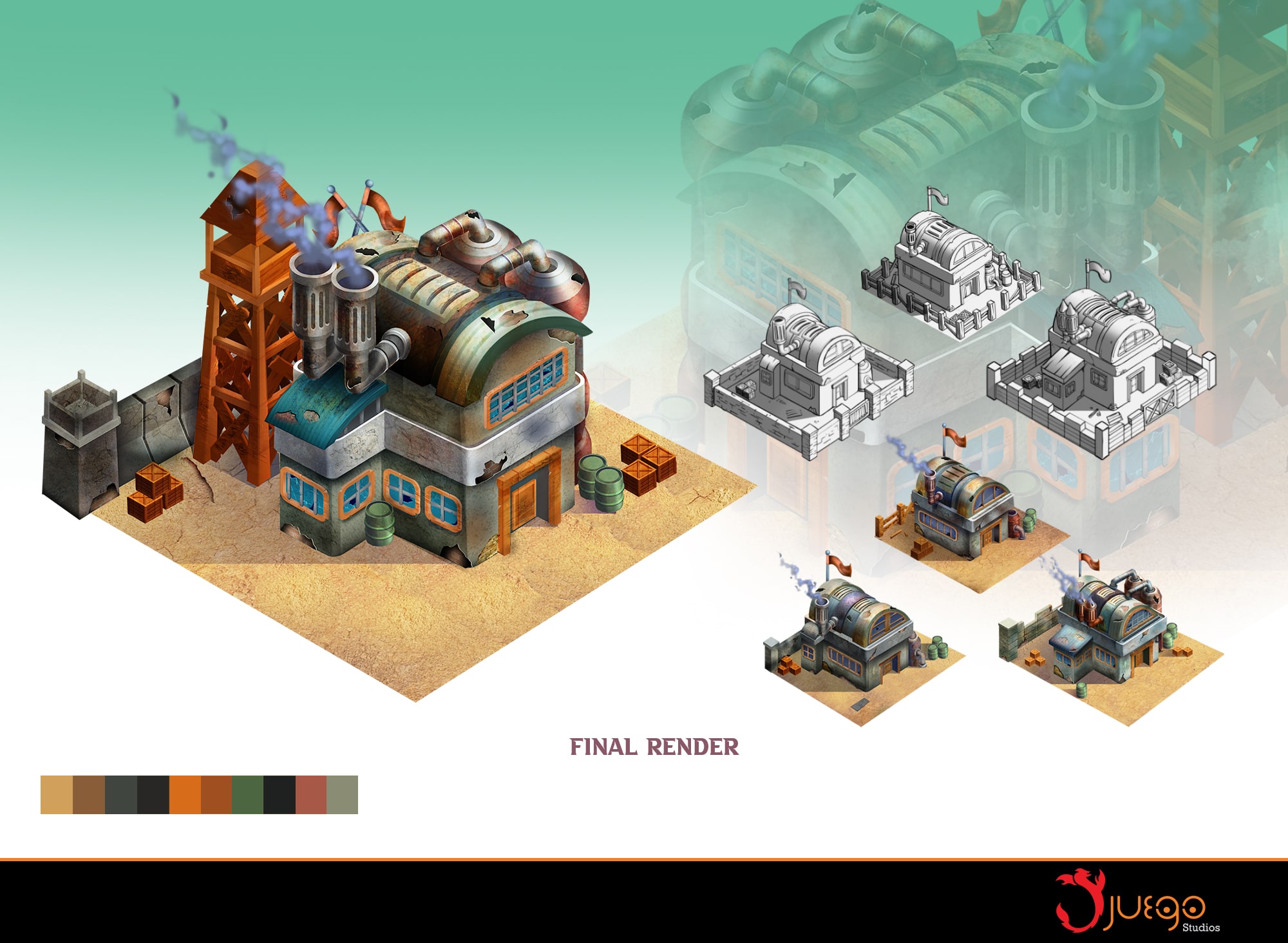 Isometric asset design