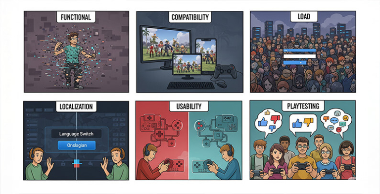 Game Testing Types 2025 | QA for Mobile, Console & PC Games