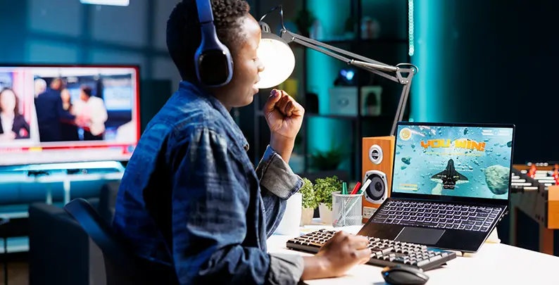 Artists and programmers collaborating remotely through online platforms 