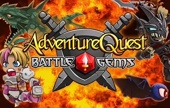 Adventure Quest Battle Gems result
