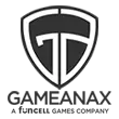 GameAnax Studio homepage highlighting game development services and featured projects
