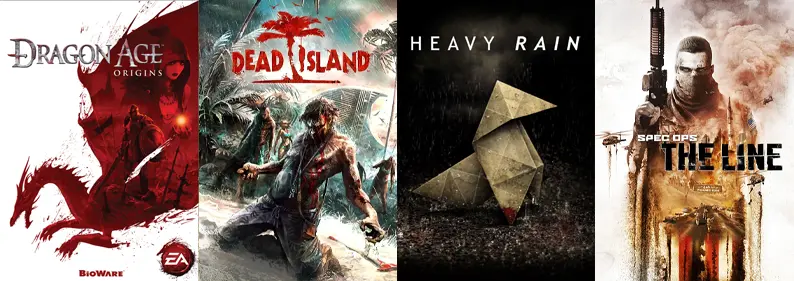 Dragon Age Origins, Dead Island, Heavy Rain, and Spec Ops The Line banned video games in UAE