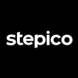 Stepico game development logo 