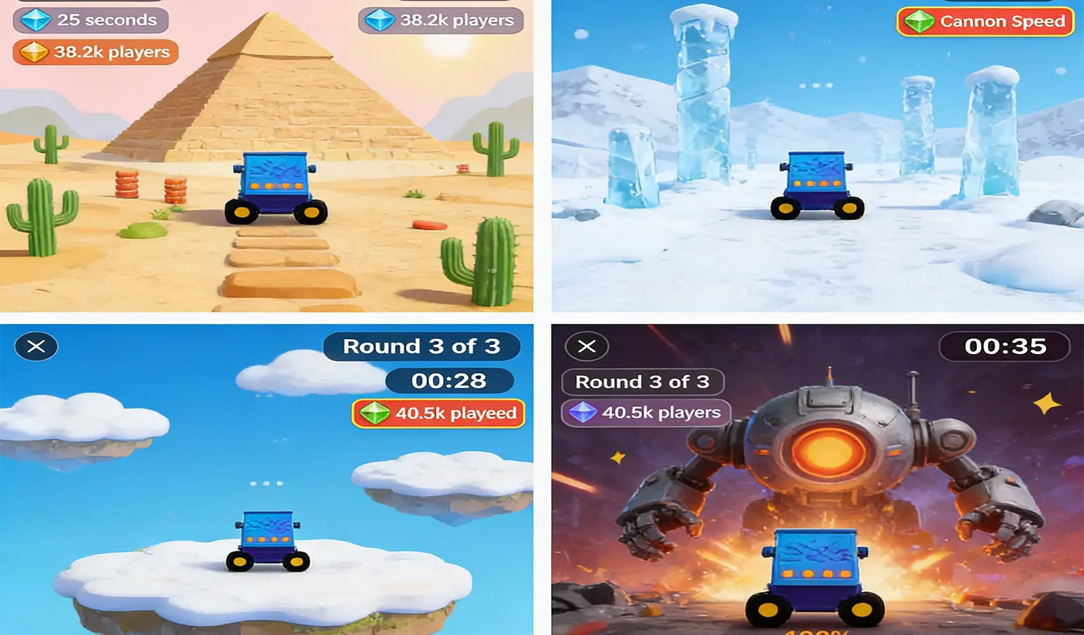 Flipkart Gamezone screens