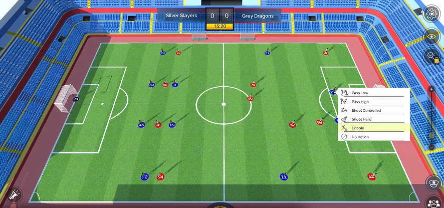 Super Club Soccer Screens