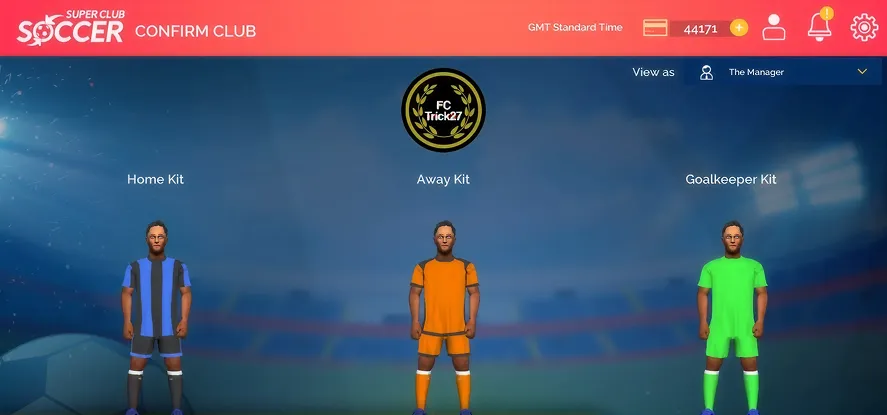 Super Club Soccer Screens
