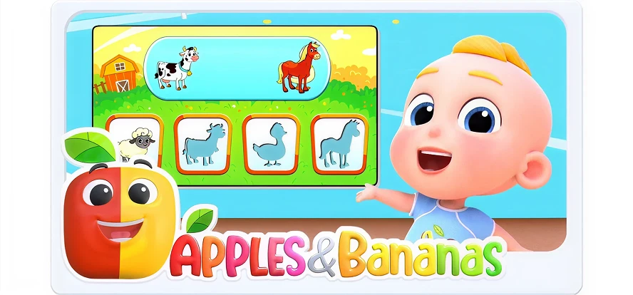 Apples & Bananas Kids Game Screens