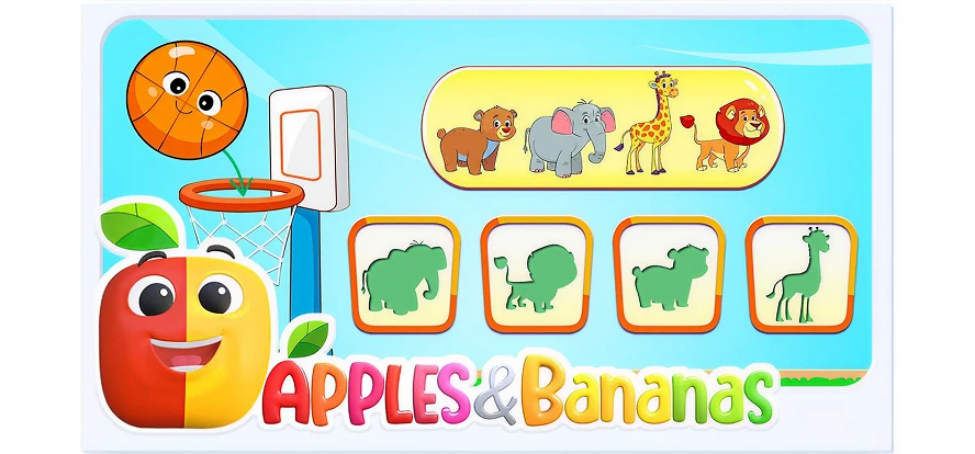 Apples & Bananas Kids Game Screens