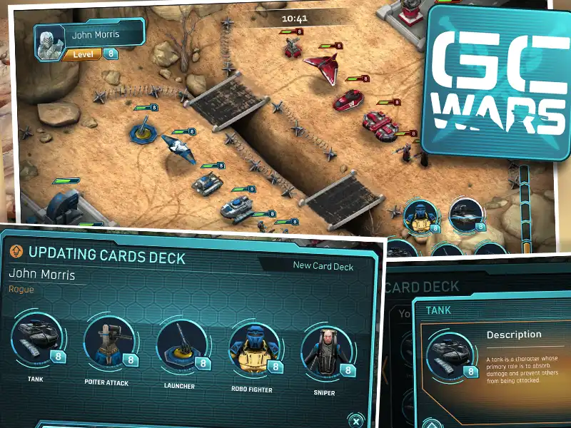 GC Wars is a Unity-based PvP strategy game